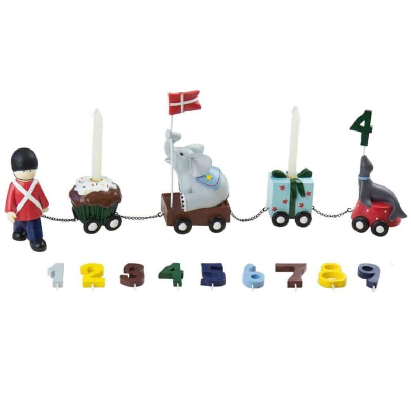 Fødselsdagstog Garder Med 9 Tal fra Kids By Friis