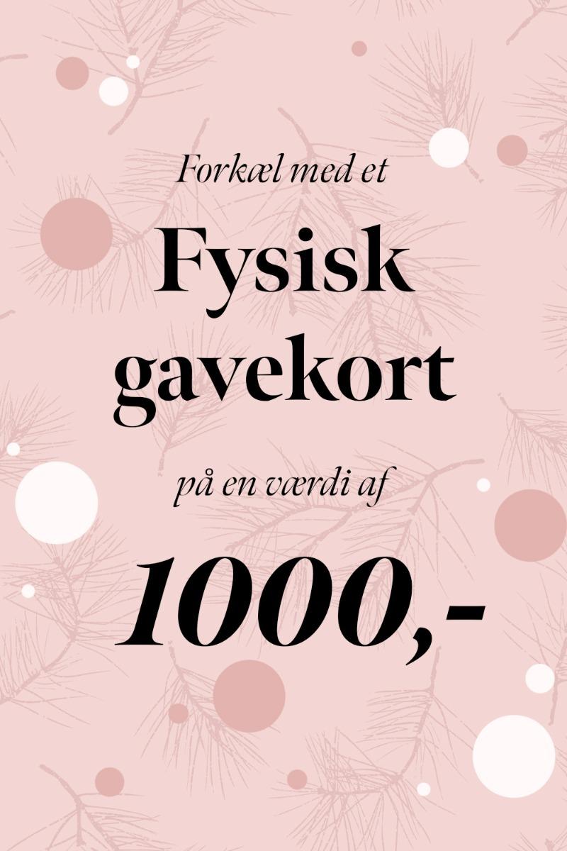 Forkæl Med Et Fysisk Gavekort   Værdi 1000 Kr. fra Lykkebylykke