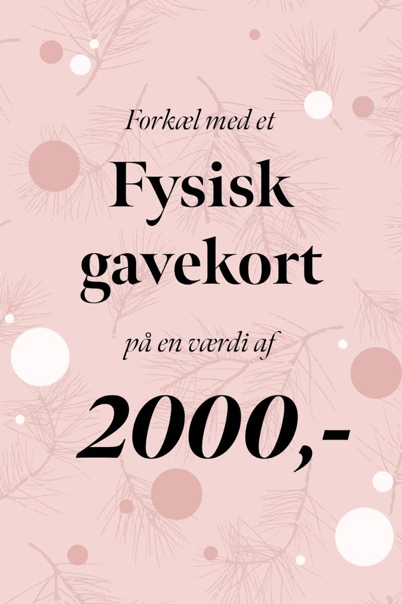 Forkæl Med Et Fysisk Gavekort   Værdi 2000 Kr. fra Lykkebylykke