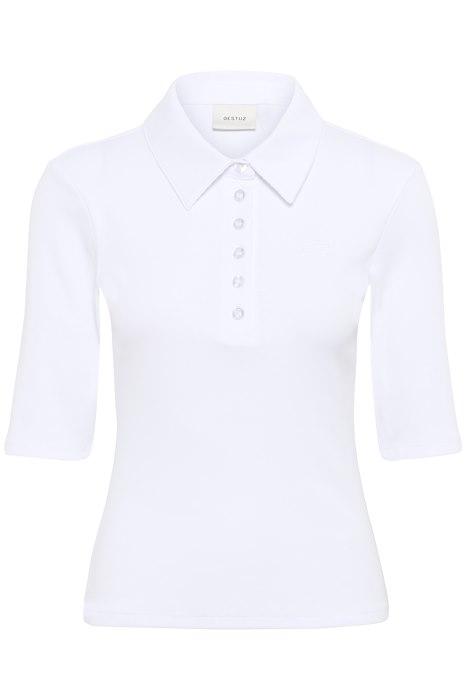 T Shirt   Gzdrew Polo Top   Bright White fra Gestuz