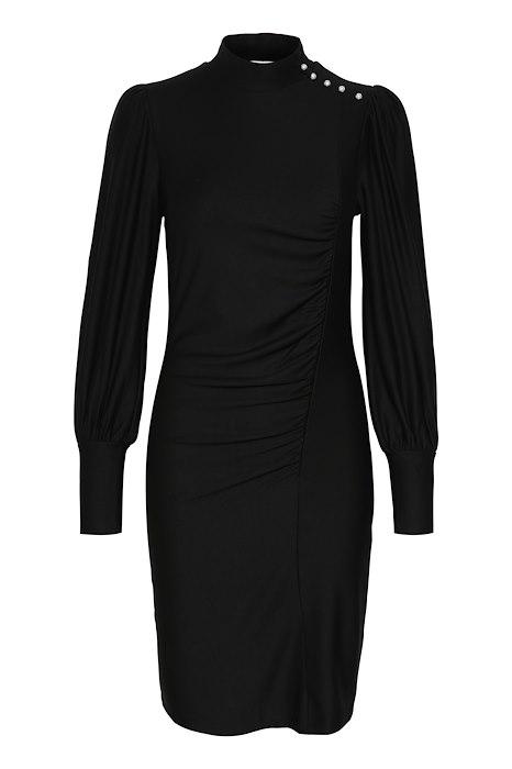 Kjole   Rifagz Button Dress   Black Pearl fra Gestuz
