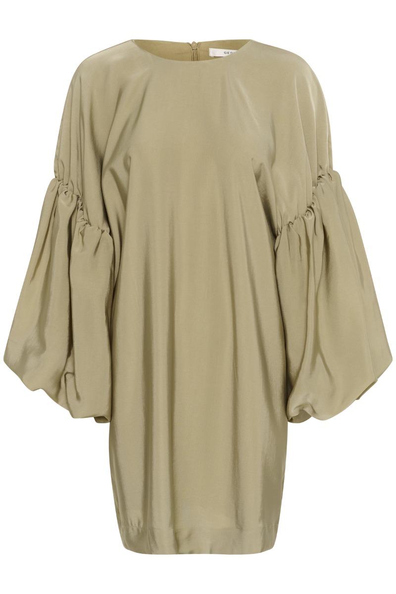 Kjole   Gzmalloon Short Dress   Silver Sage (levering Midt April) fra Gestuz