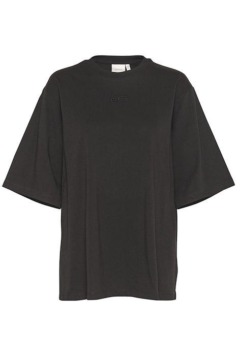 T Shirt   Simmagz Emb Tee   Black fra Gestuz