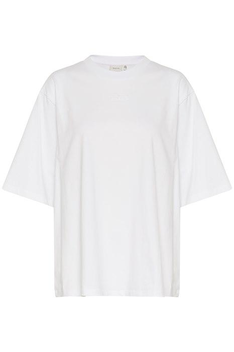 T Shirt   Simmagz Emb Tee   Bright White fra Gestuz