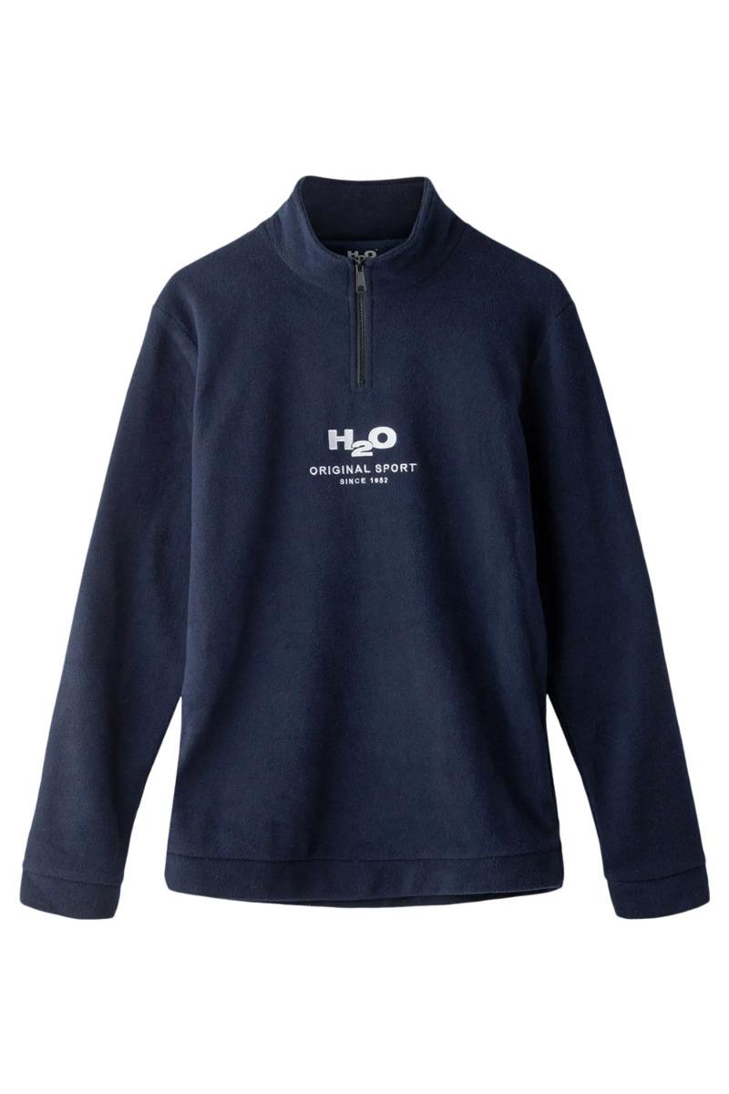 H2o   Sweat   Blåvand Fleece Half Zip   Navy fra H2oconsignment