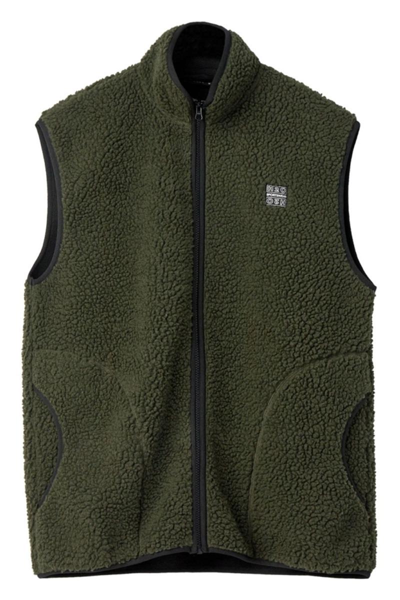 Vest   Basic Langli Pile Waist Coat   Army fra H2o
