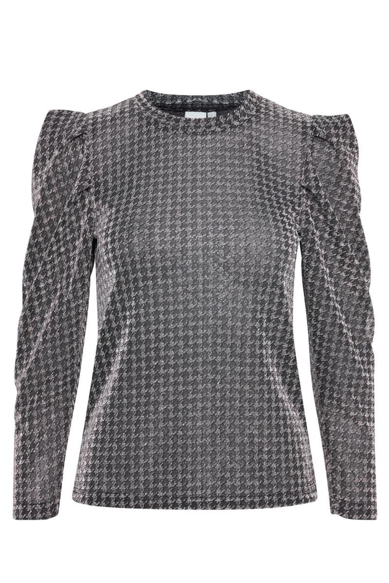 Bluse   Ih Ilajsa Ls   Black fra Ichi