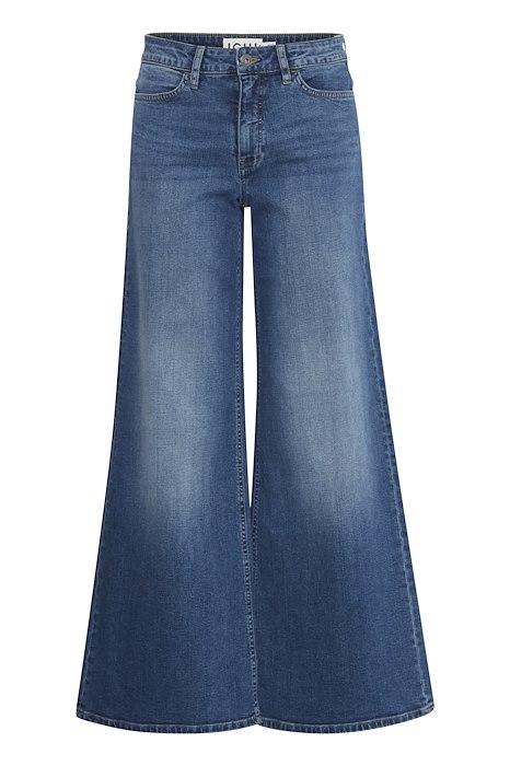 Jeans Twiggy Wide Mw Medium Blue fra Ichi