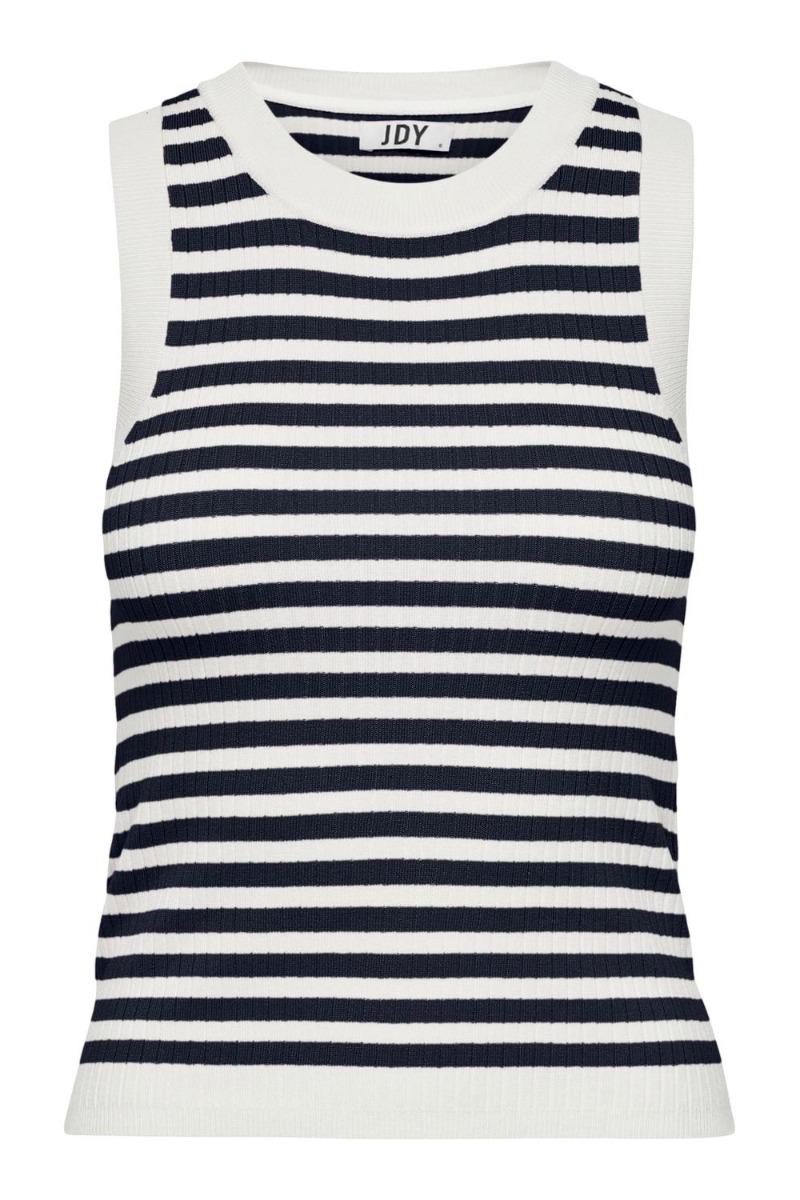 Top   Aya Tank Top   Cloud Dancer Black fra Jdy
