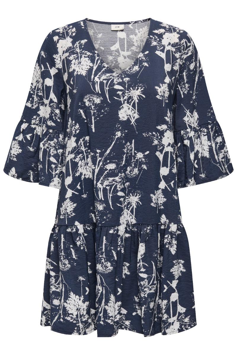 Kjole   Camille 3 4 Dress    Total Eclipse fra Jdy