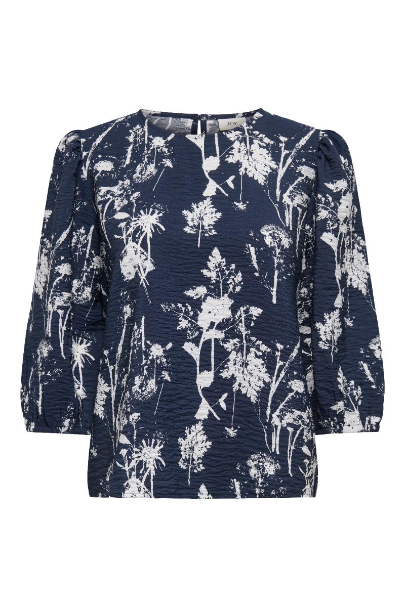 Bluse   Camille 3 4 Top   Total Eclipse fra Jdy