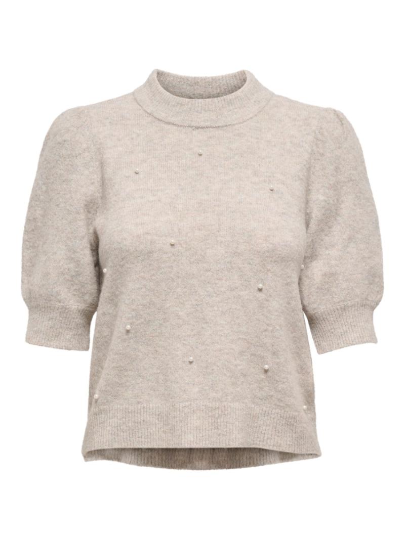 Strik   Rue Life 2 4 Pearl Pullover   Chateau Gray fra Jdy