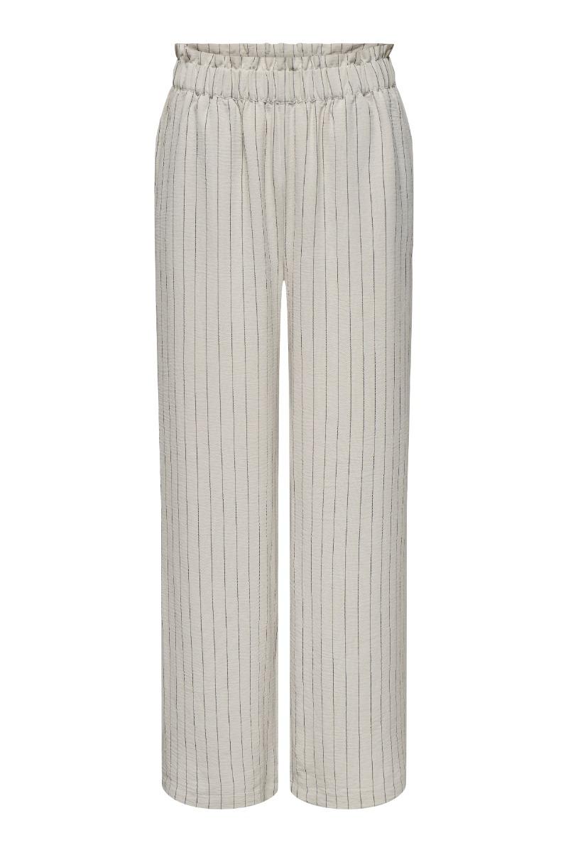 Bukser   Divya Life Hw Striped Wide Pants   Chateau Gray fra Jdy
