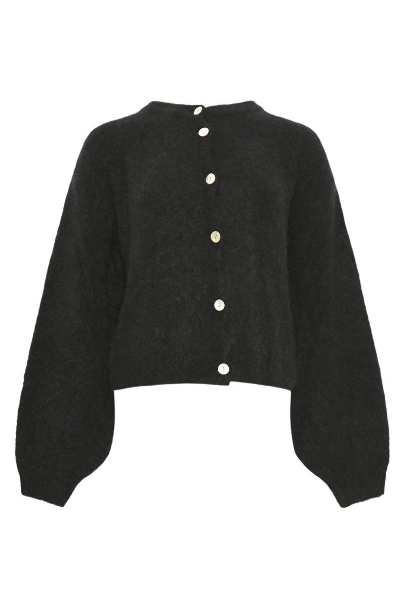 Cardigan   Kae Knit Cardigan   Black fra Noella