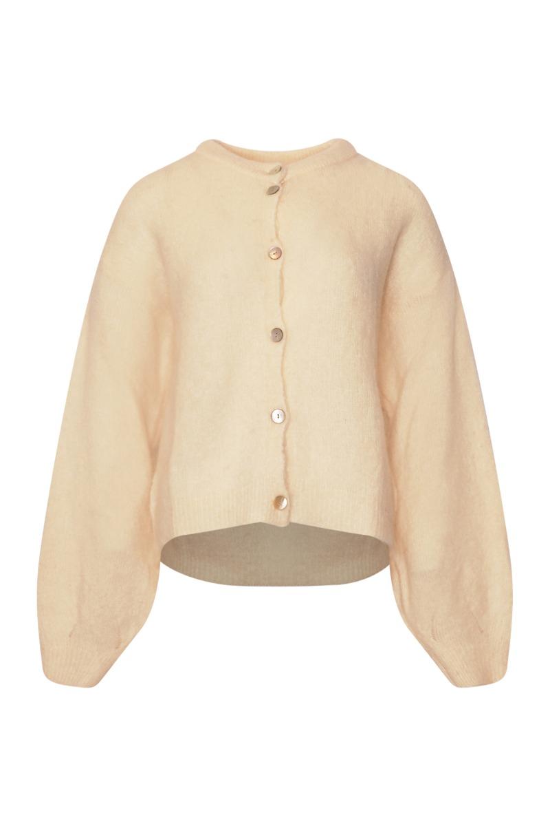 Cardigan   Kae Knit Cardigan   Oyster fra Noella