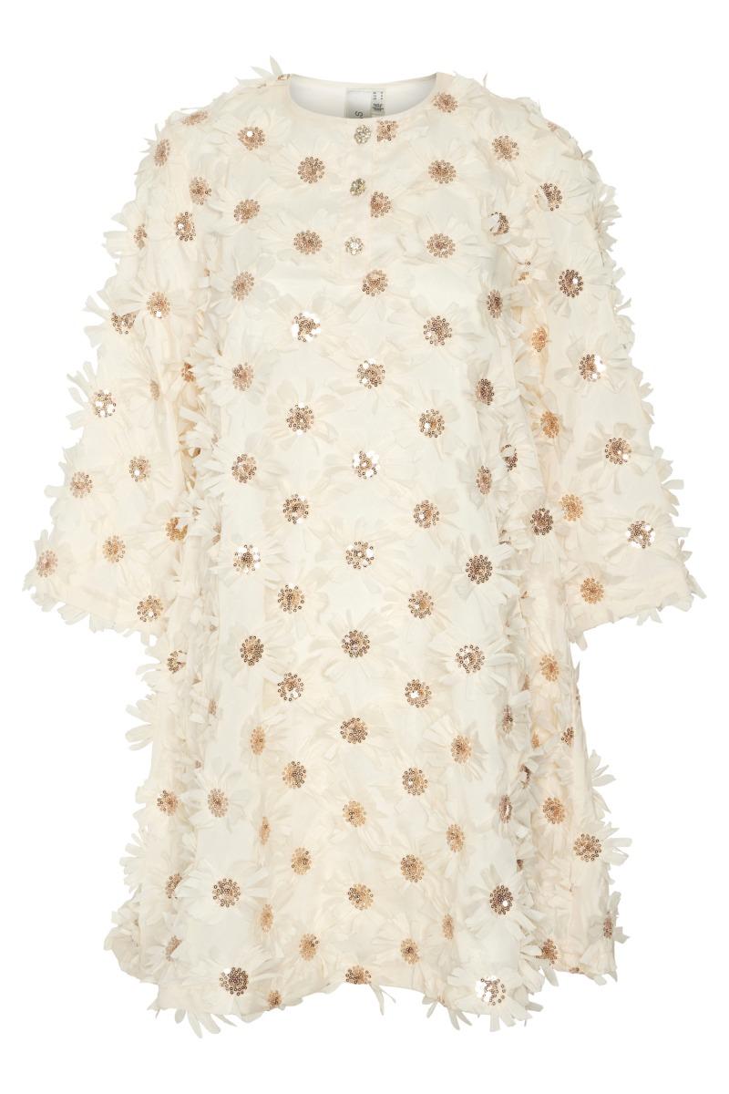 Y.a.s   Kjole     Abelone 3 4 Dress   Sheer Bliss (levering Start April) fra Yas
