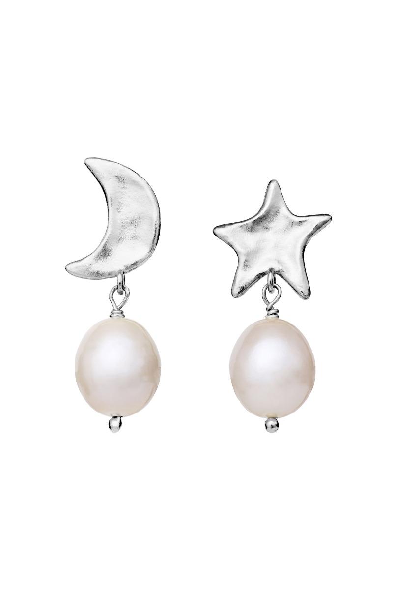 øreringe   Gabrielle Earrings   Sølv fra Maanesten