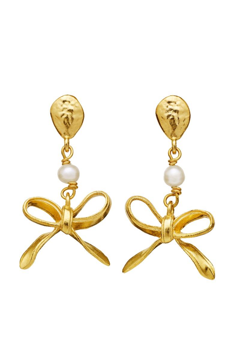 øreringe   Lauren Earrings   Guld fra Maanesten