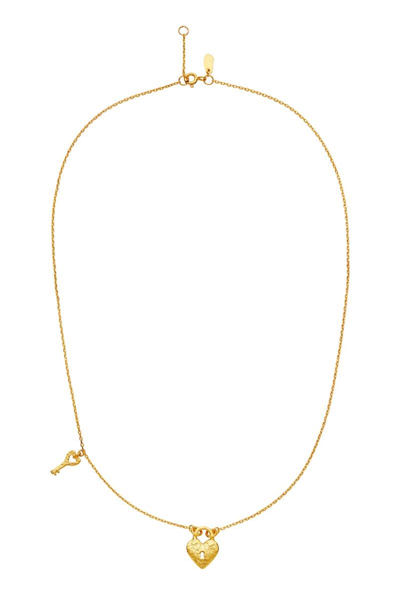 Halskæde   Imena Necklace   Guld fra Maanesten