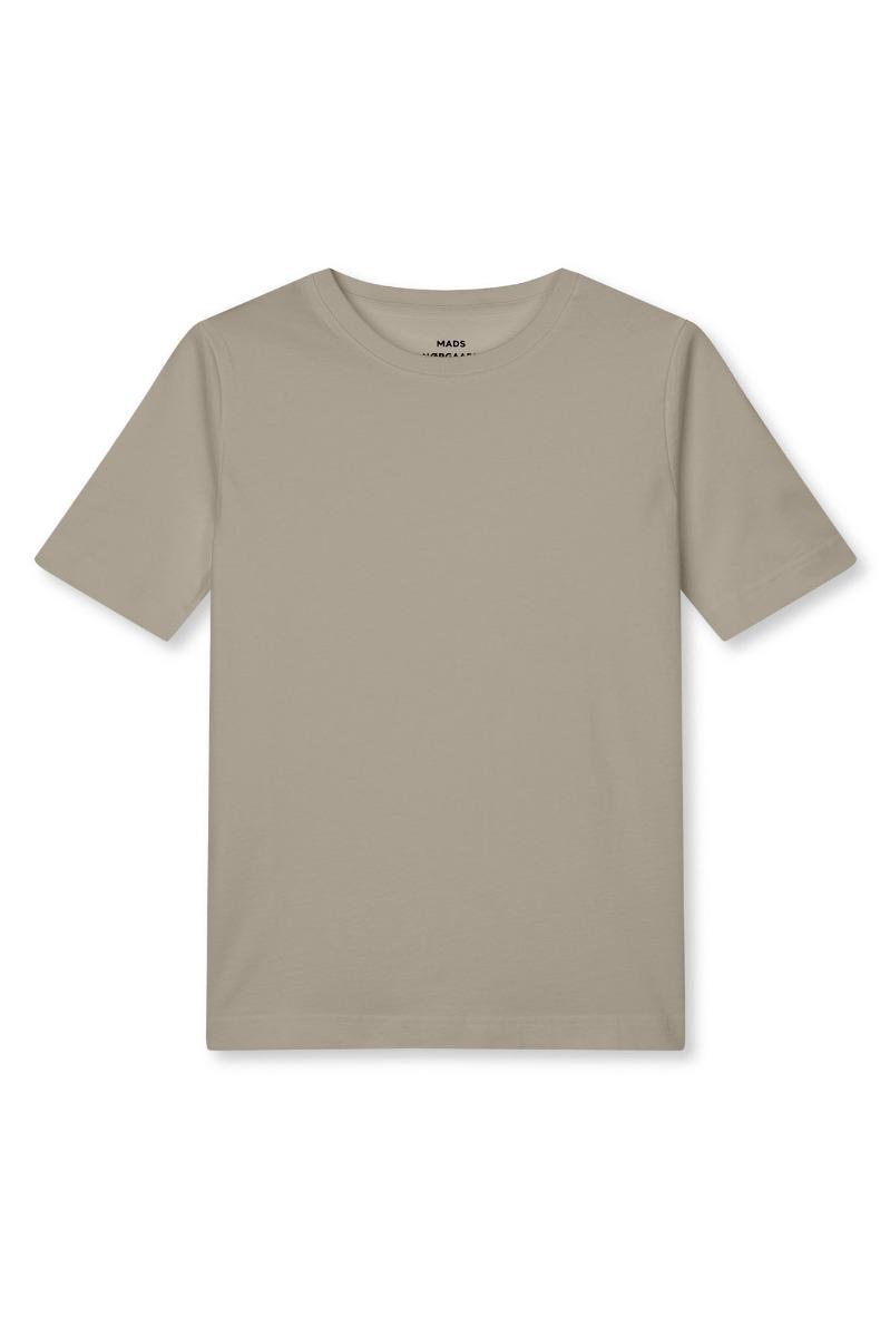 T Shirt   Cotton Jersey Jess Tee Fav   Wood Ash fra Mads Nørgaard