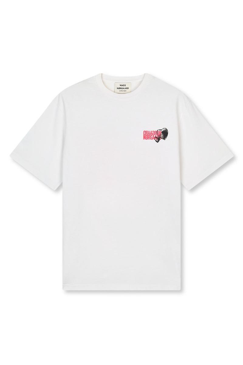 T Shirt   Cotton Jersey Dassel Tee   Snow White (levering Midt Marts) fra Mads Nørgaard