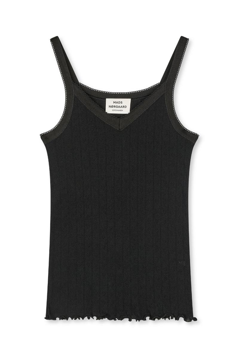 Top   Pointella Trille Top   Black (levering Midt Marts) fra Mads Nørgaard