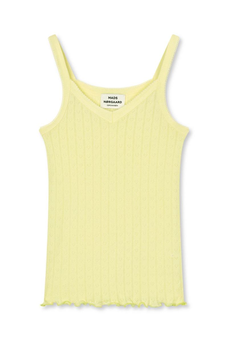 Top   Pointella Trille Top   Tender Yellow (levering Midt Marts) fra Mads Nørgaard