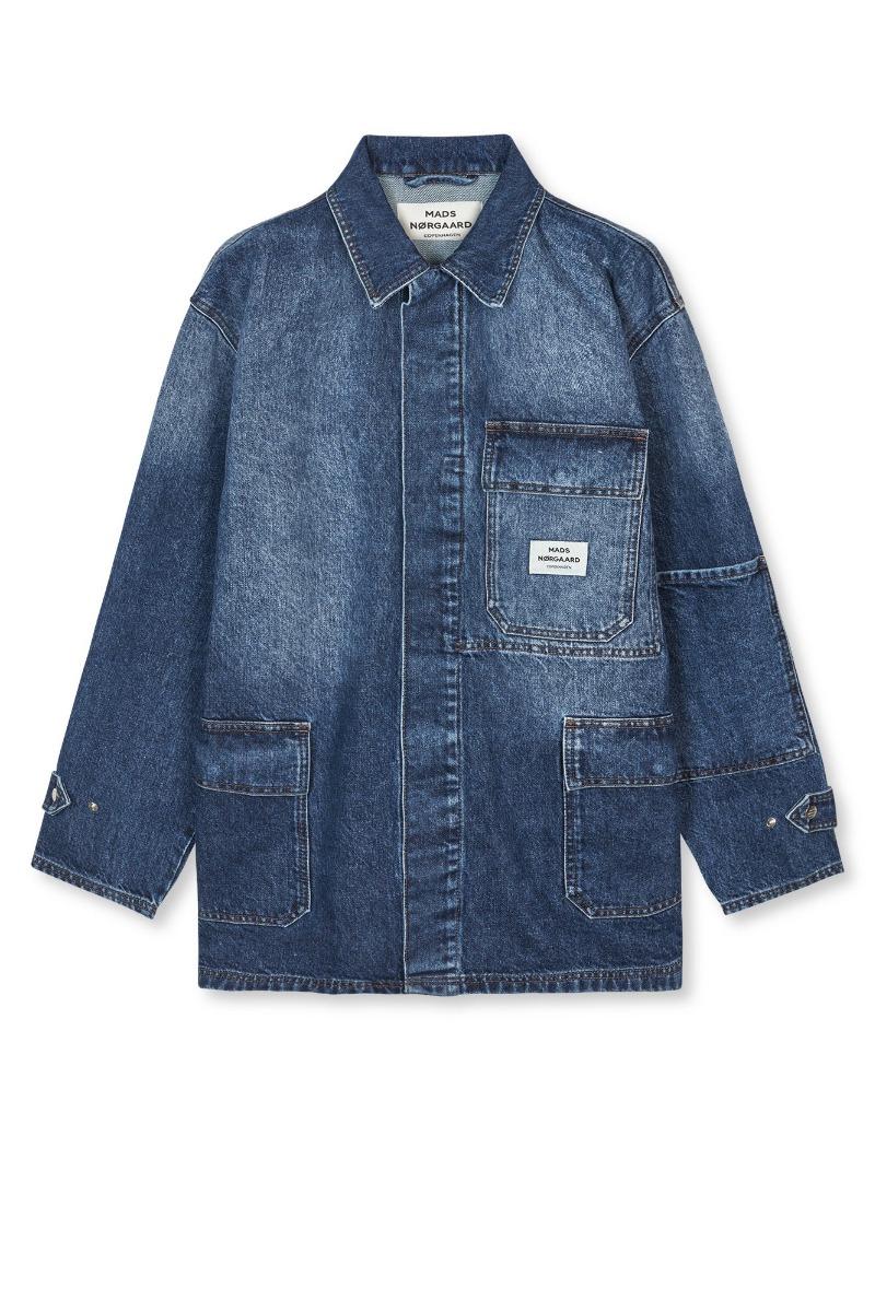 Jakke   Arizona Denim Johnny Jacket   Blue Mid Wash fra Mads Nørgaard