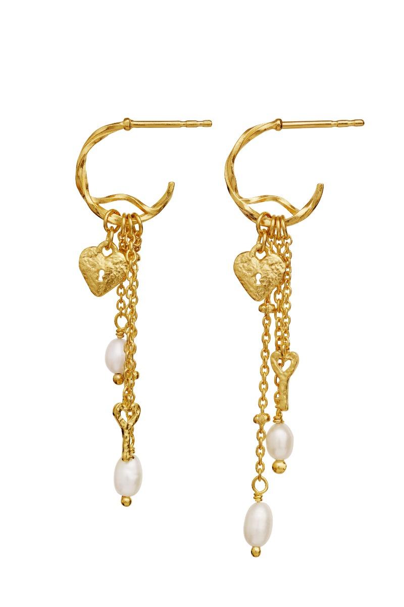 øreringe   Idris Earrings   Guld fra Maanesten