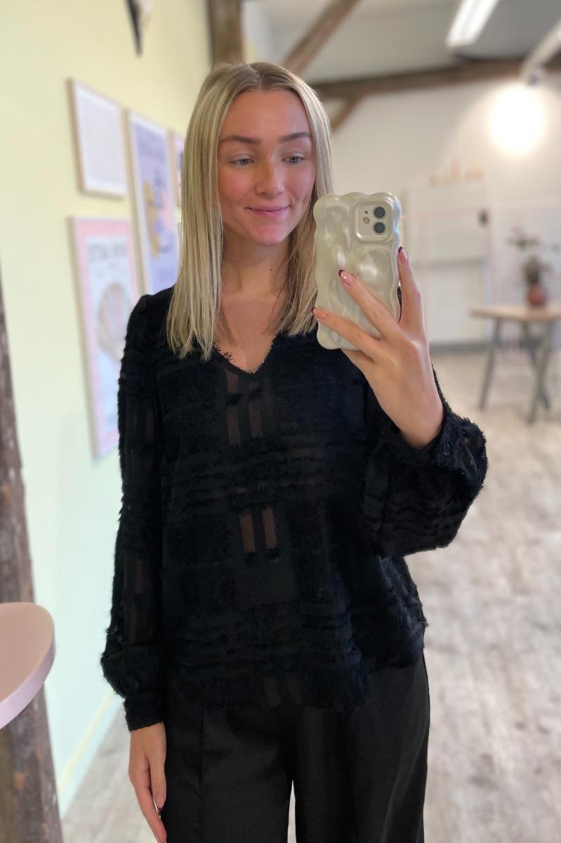Bluse   Addily M   Black fra Mbym