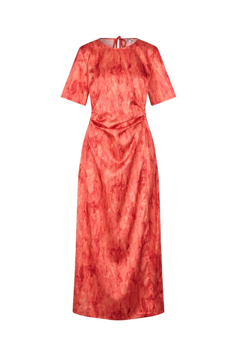Kjole   Kylar M   Red Crystallic Print (levering Midt Marts) fra Mbym