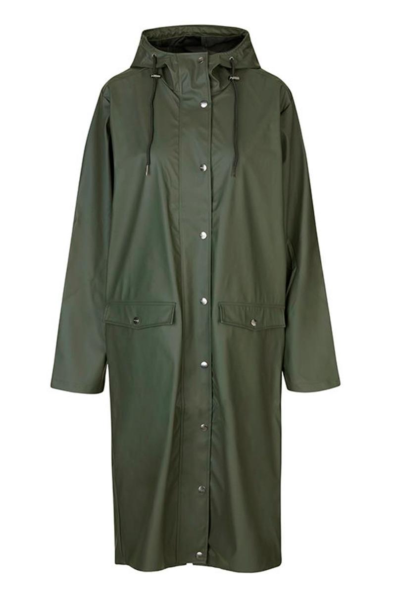 Jakke   Fabiola Long   Military Green fra Mbym
