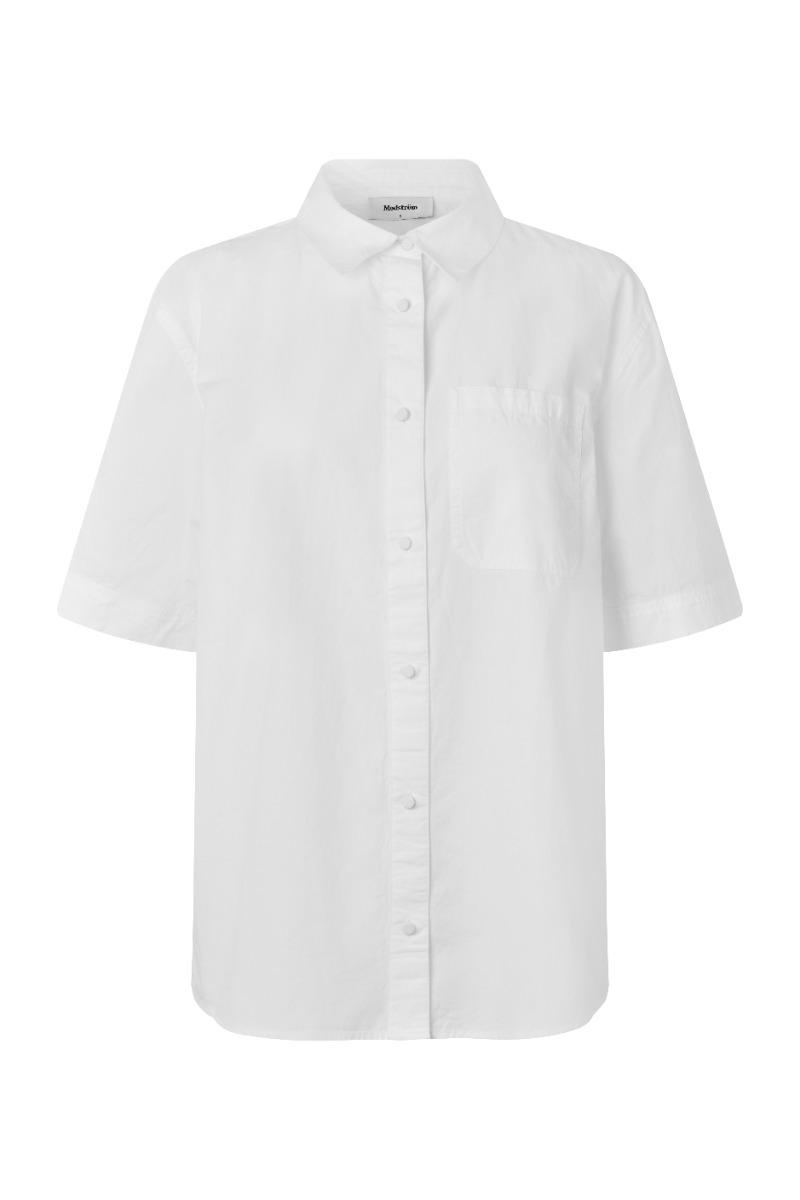 Skjorte   Maude Ss Shirt   Soft White fra Modström