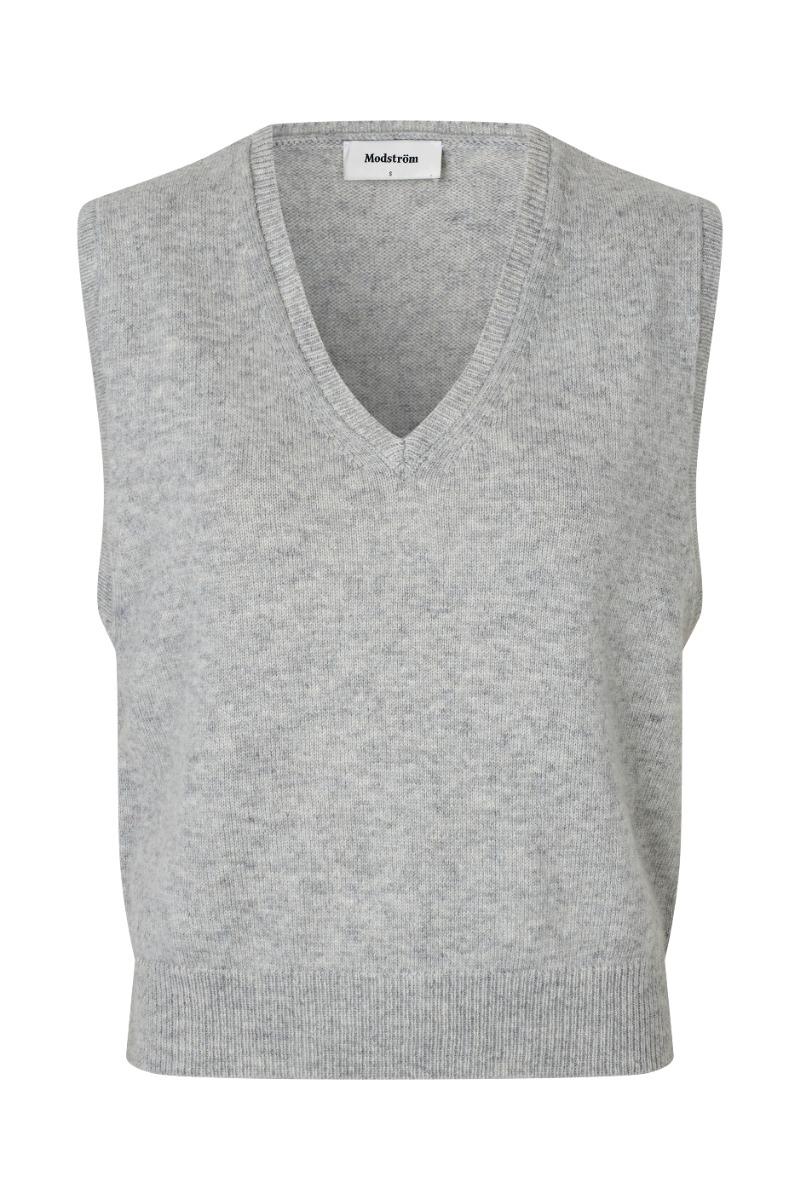 Vest   Mayu Vest   Grey Melange fra Modström