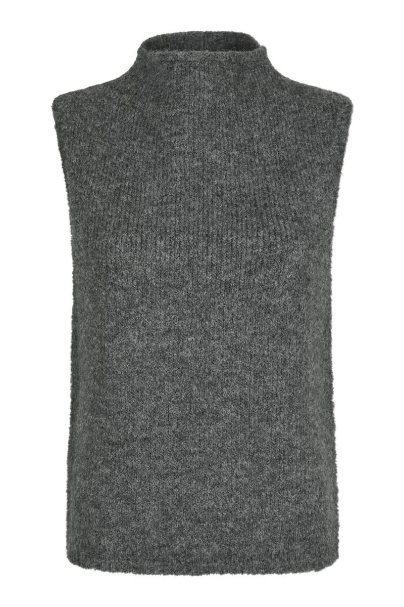 Top   Odelia Knit Top   Antracit fra Neo Noir