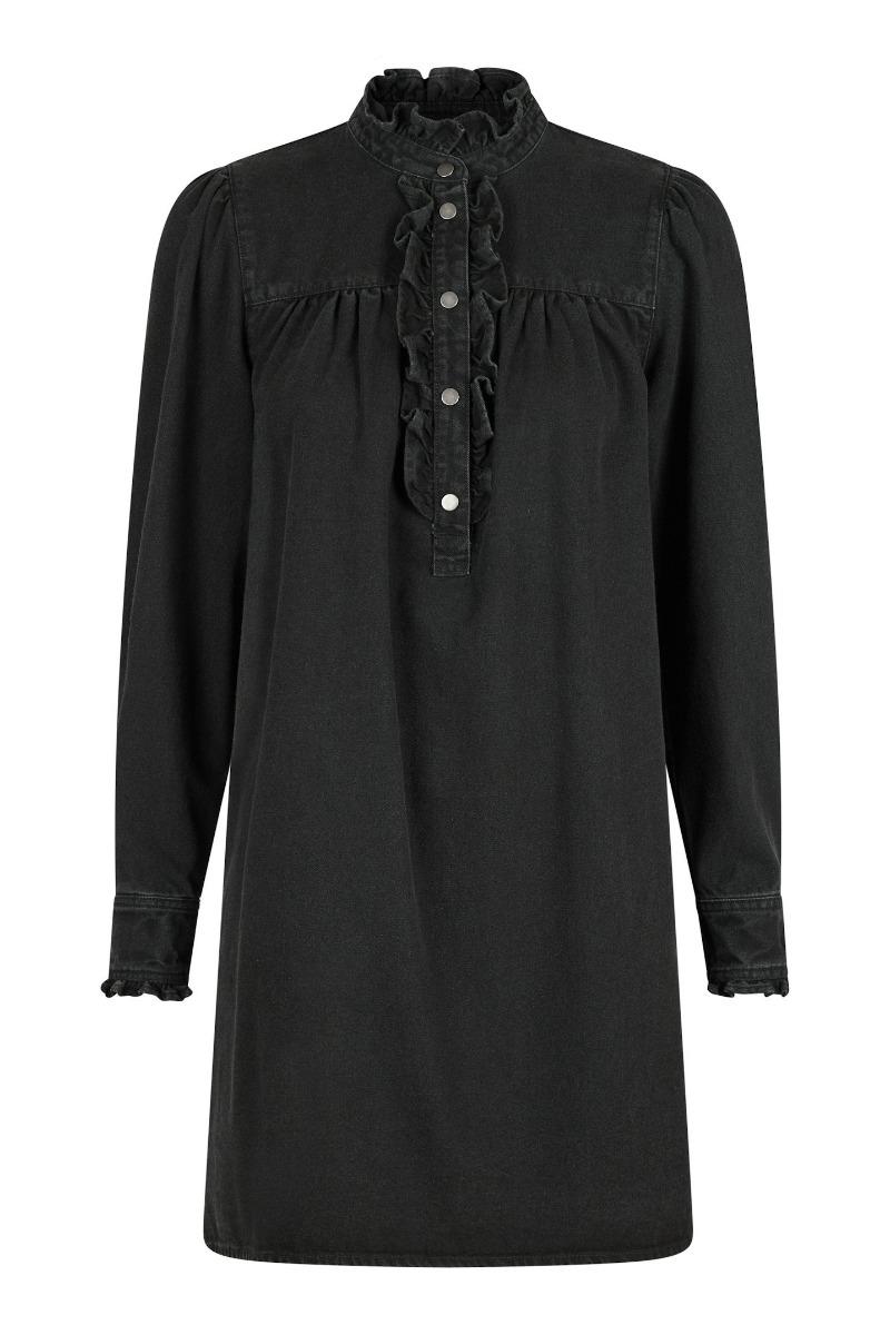 Kjole   Ava Denim Dress   Black fra Neo Noir