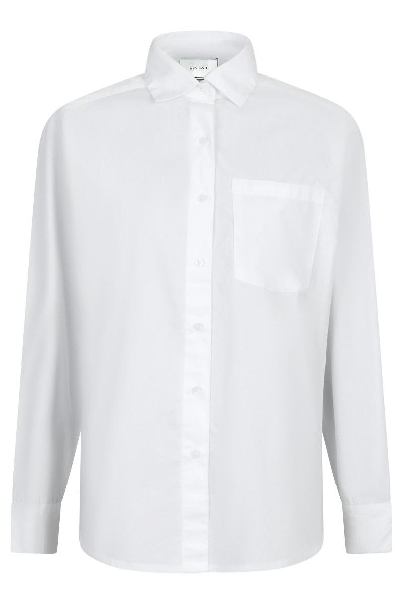 Skjorte Dalma C Poplin Shirt White fra Neo Noir