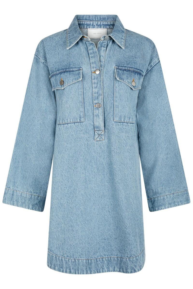 Kjole   Paras Denim Dress   Smoke Blue fra Neo Noir