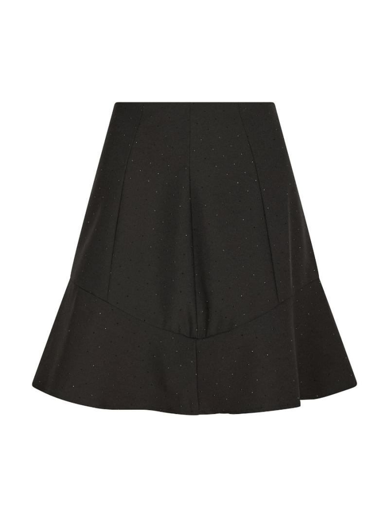Nederdel   Loui Bedazzled Skirt   Black fra Neo Noir