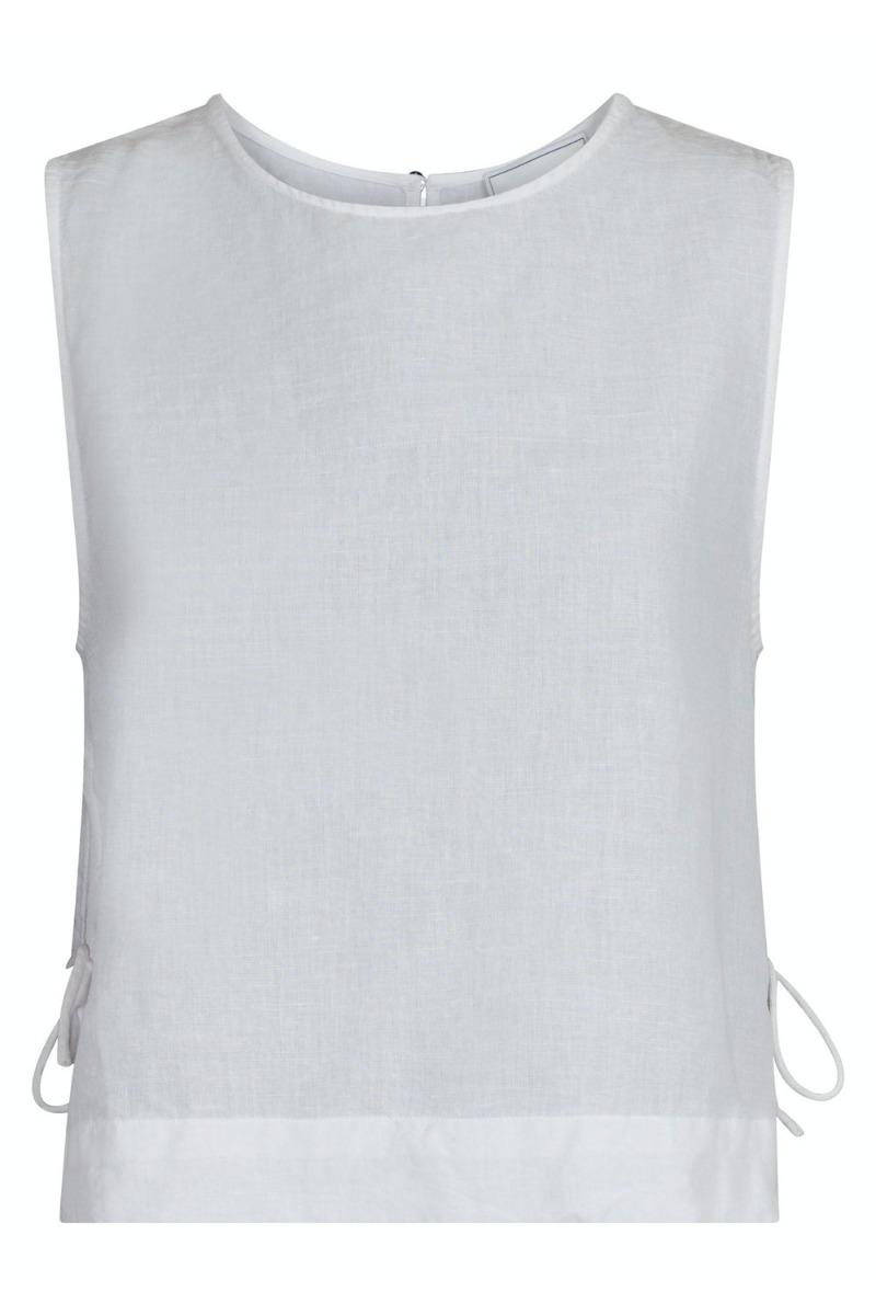 Top   Svetlana Linen Top   White fra Neo Noir