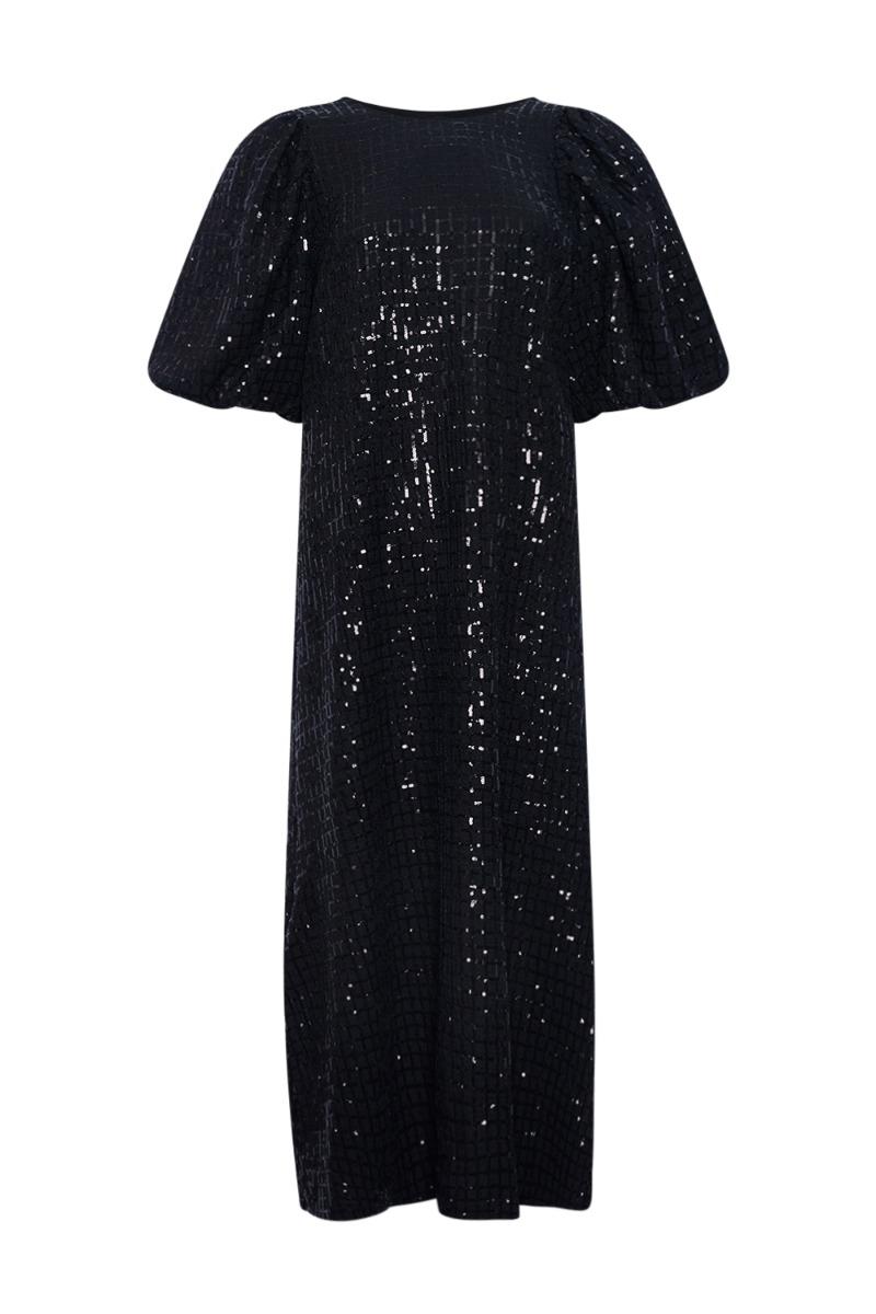 Kjole   Scarlet Long Dress   Black fra Noella
