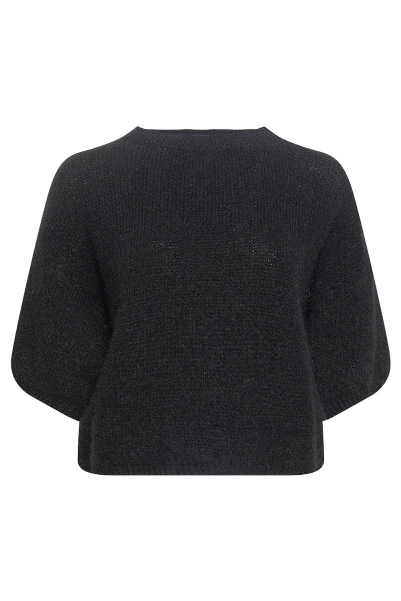 Top   Mimi Knit Jumper   Black fra Noella