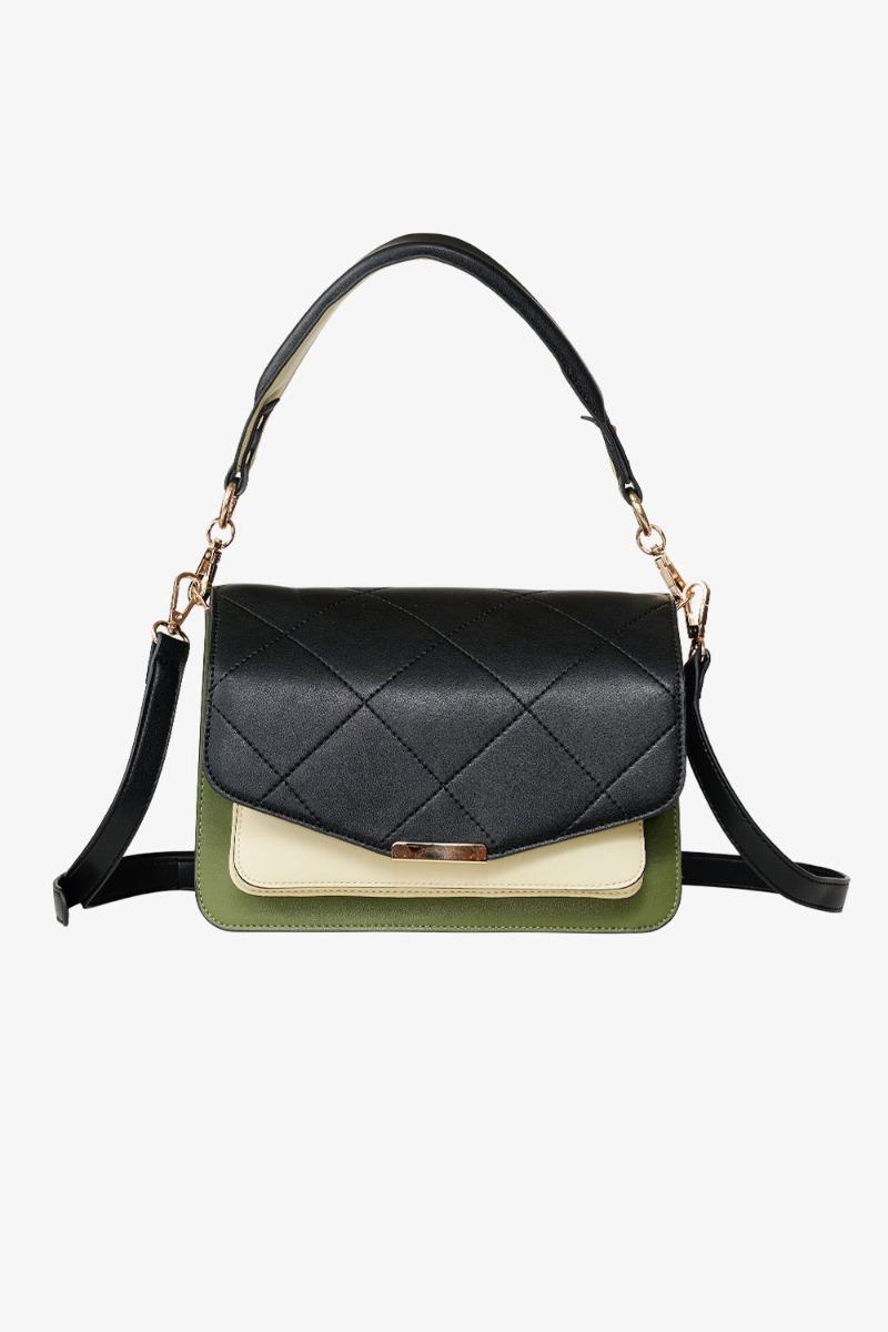 Taske   Blanca Multi Compartment Bag   Black Green Cream fra Noella
