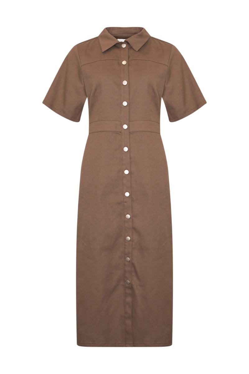 Kjole   Benita Long Dress   Morel fra Noella