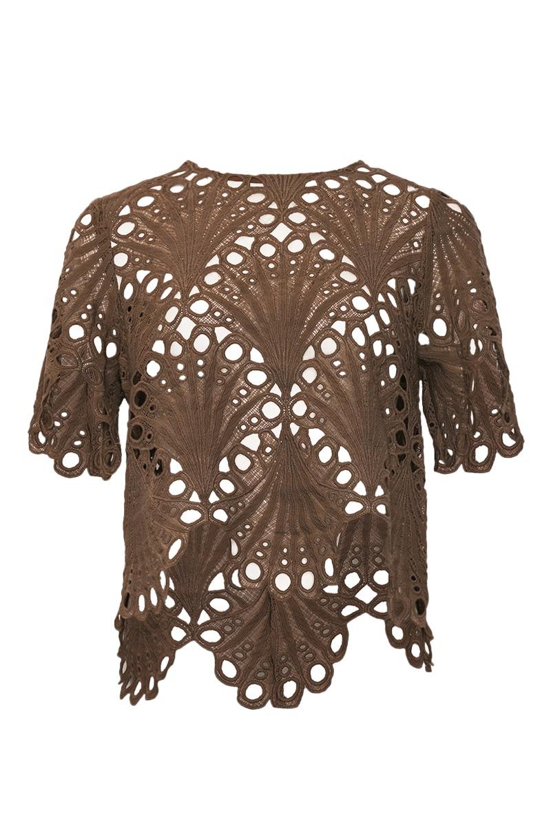Bluse   Kezzie Blouse   Morel fra Noella
