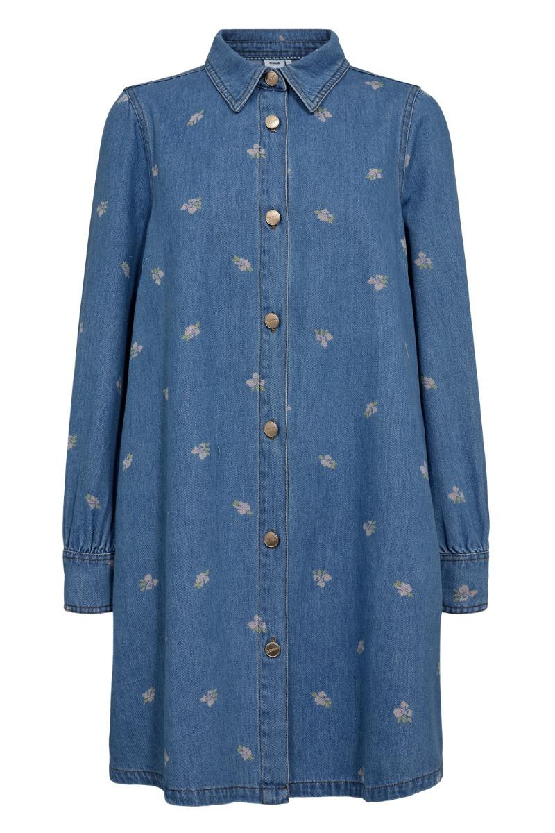 Kjole   Ibiza Dress   Medium Blue Denim fra Nümph