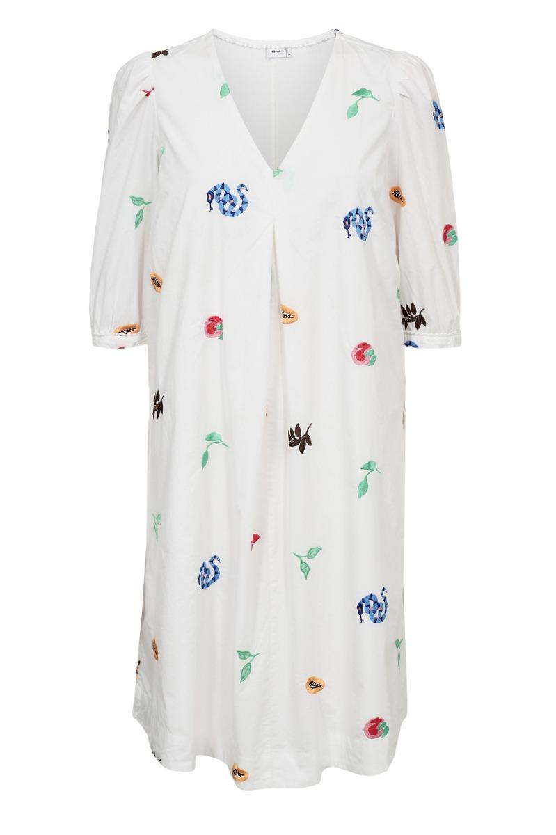 Kjole   Valentine Dress   Bright White (levering Slut Marts) fra Nümph