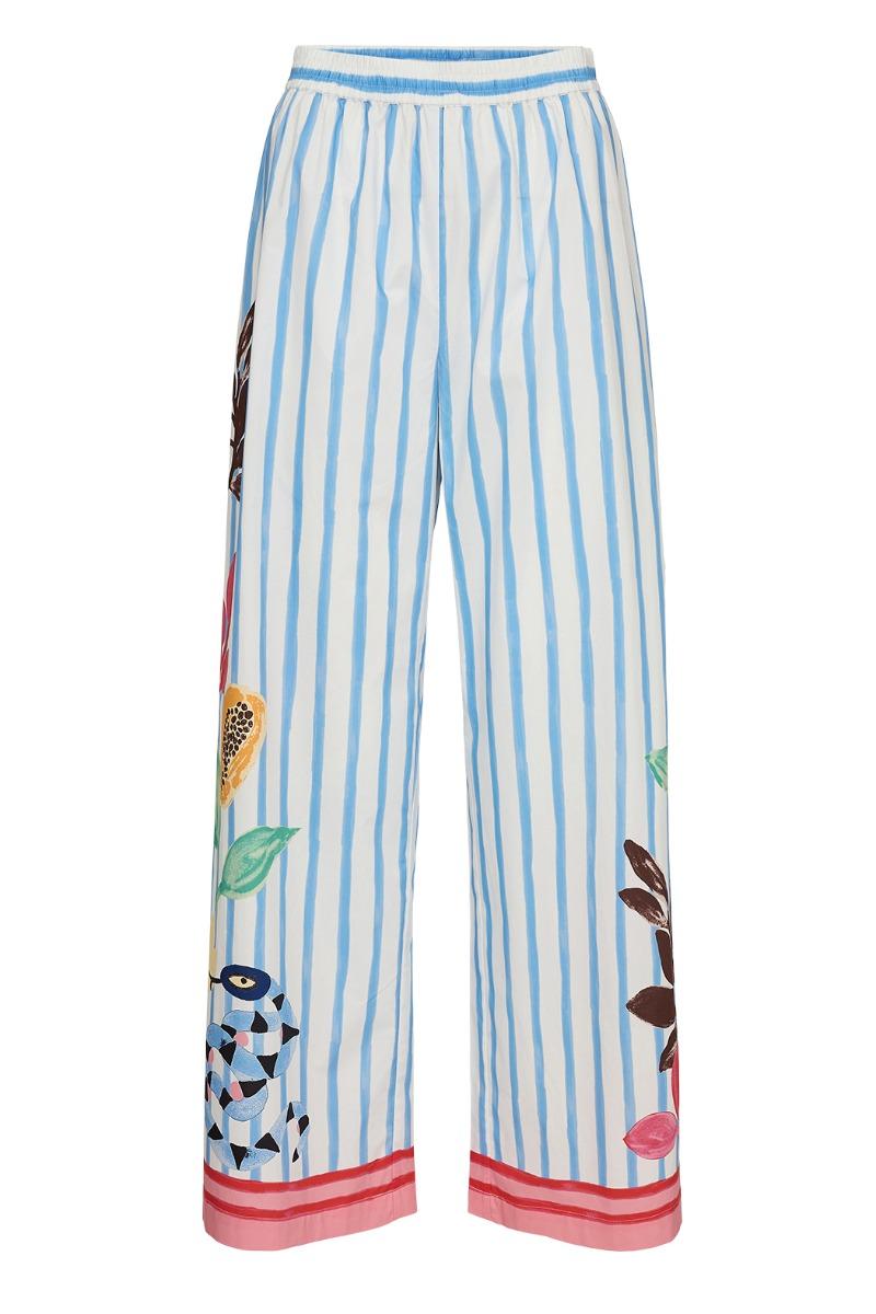 Bukser   Wendie Pants   Bright White (levering Slut Marts) fra Nümph