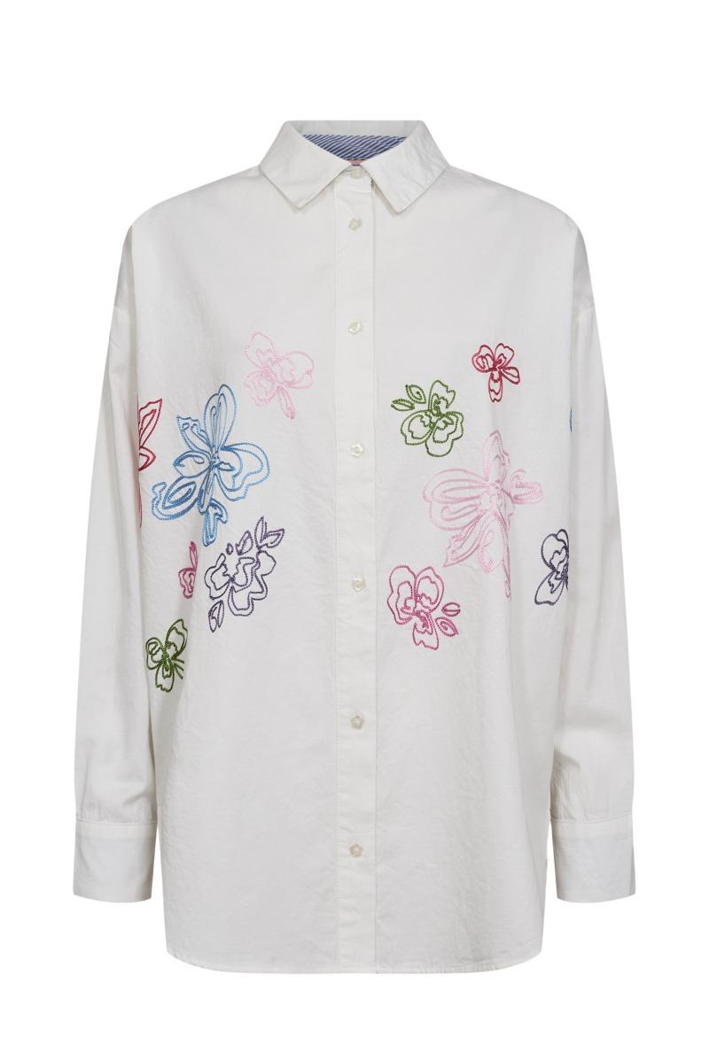 Skjorte   Faith Shirt   Bright White fra Nümph