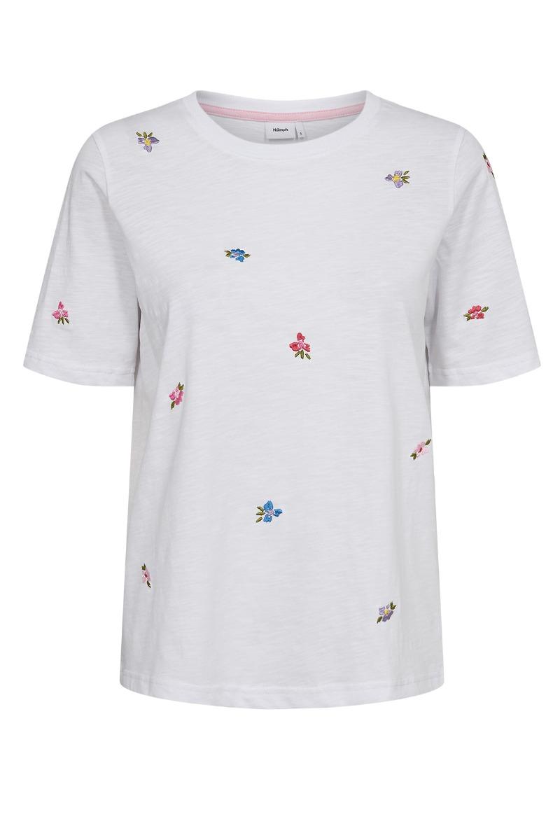 T Shirt   Nupilas T Shirt   Bright White fra Nümph
